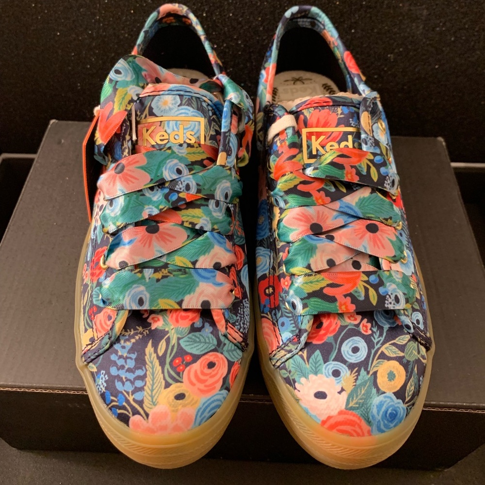 Keds x Rifle Paper Co. Triple Kick Sneaker Size 5